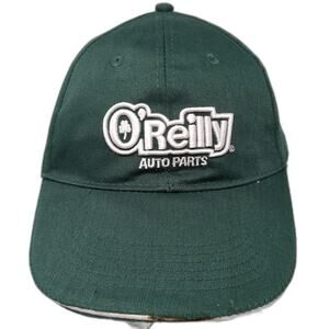 O'Reilly Baseball Cap Green One Size Strapback Auto Parts Embroidered Logo Hat